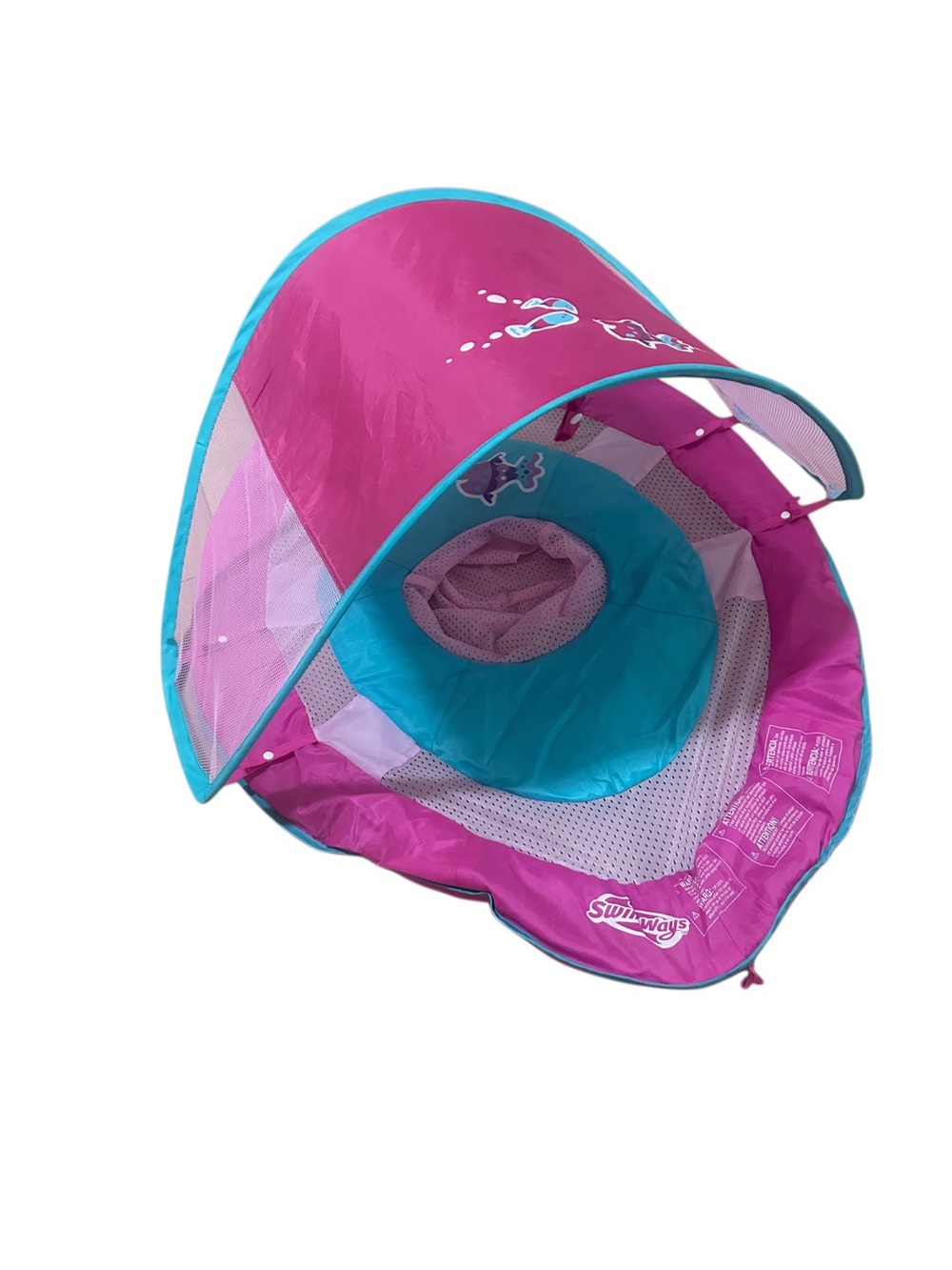 Pink & Teal Sun Shade Baby Float
